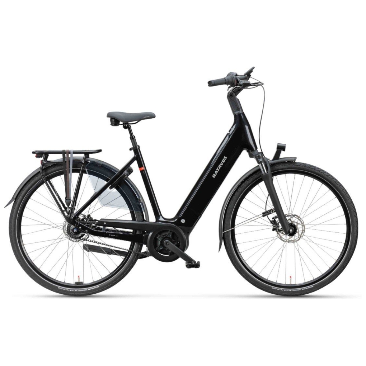 BATAVUS Finez E-Go Power Exclusive BES3 500Wh Lage instap Zwart Glans 53cm 2024