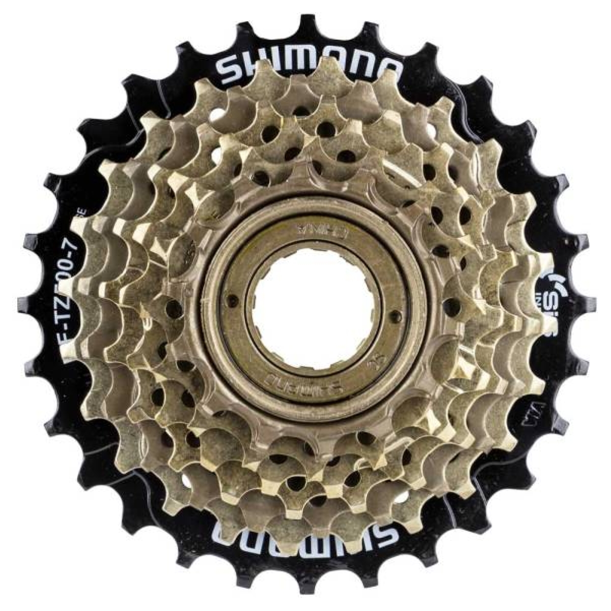 Shimano TZ-500 Freewheel - 7 Speed, 14-28T, Zilver / Zwart