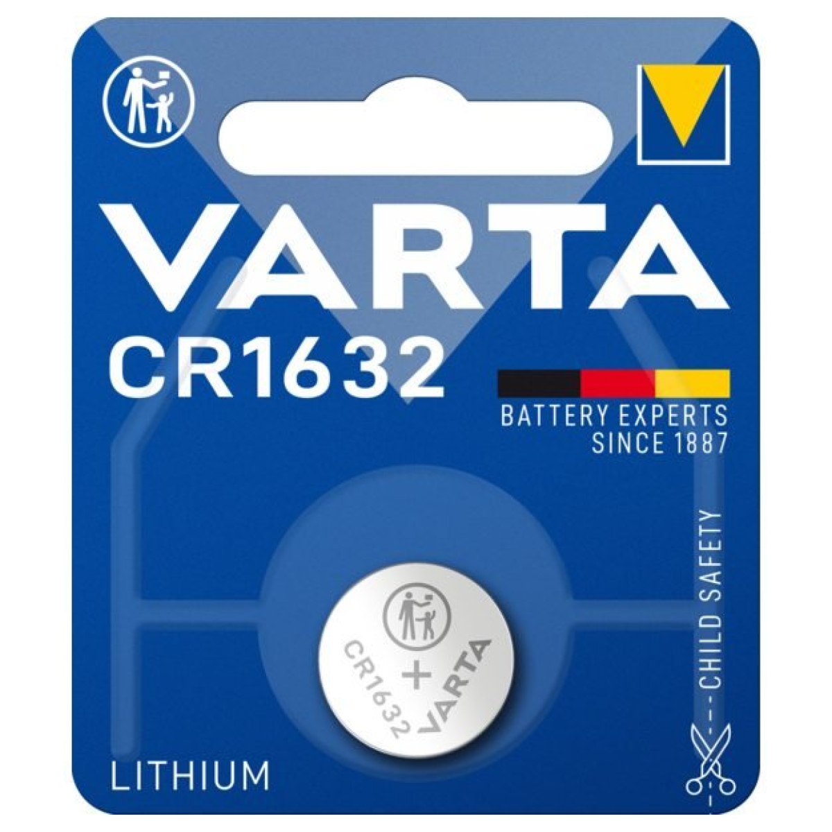 Varta Lithium CR1632 Knoopcelbatterij - 3V