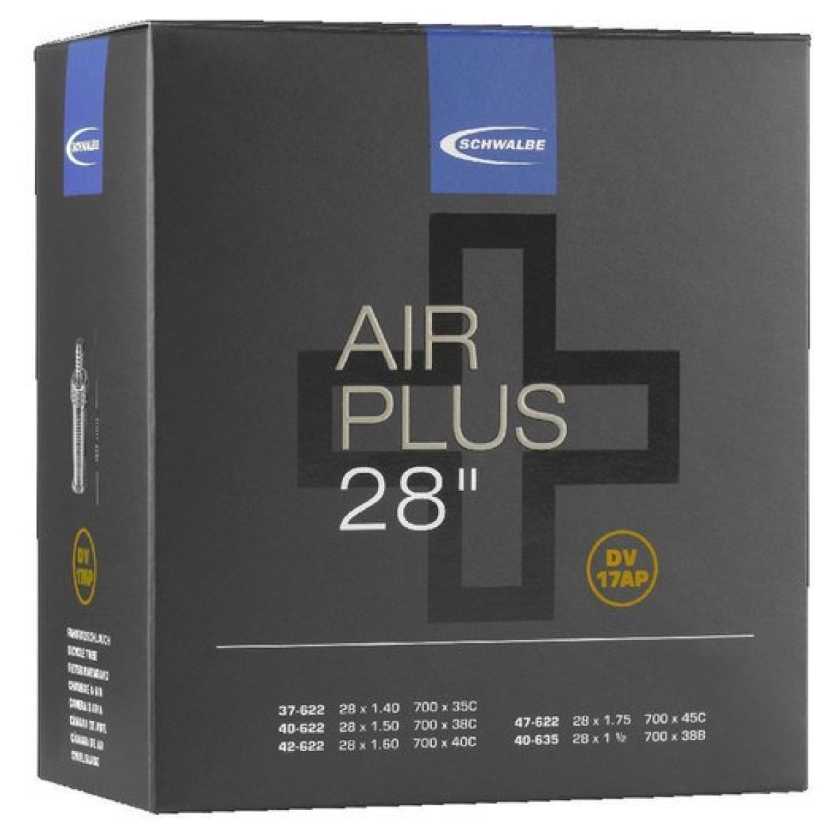 Schwalbe Air Plus DV17AP Binnenband 28 inch