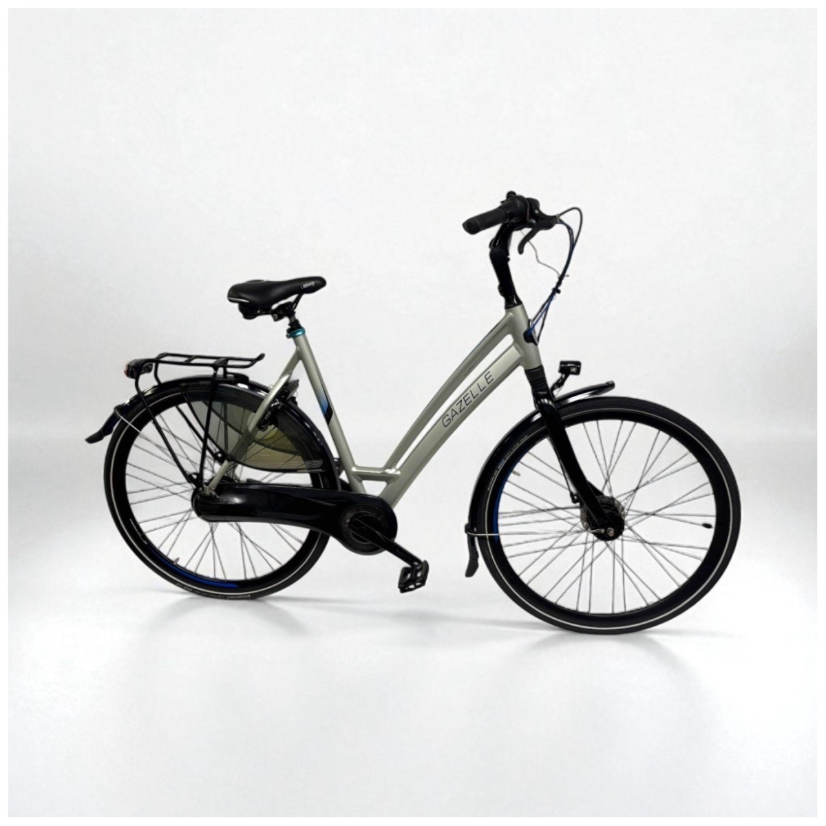 Gazelle Chamonix C7+ LTD Dames Pebble grey mat 57cm 2020